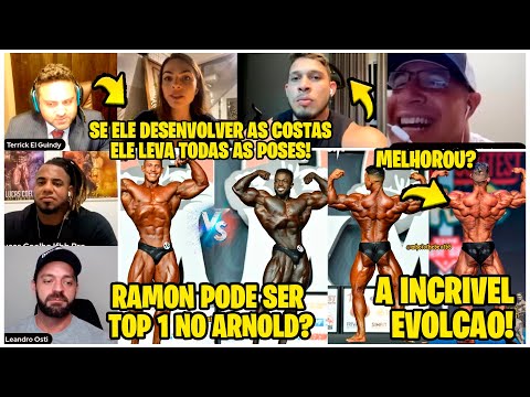 COELHO, TERRICK, OSTI E CARAMELLO FALAM SOBRE EVOLUCAO DE RAMON, GANHA O ARNOLD?MAIS POPULAR DO BR?
