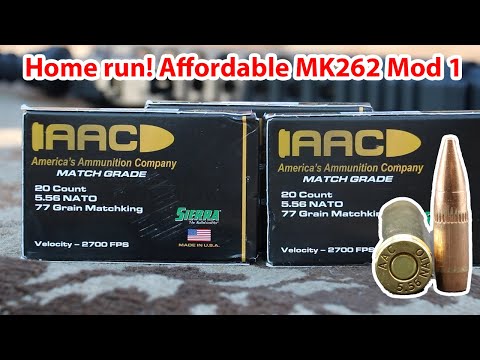 AAC 5.56x45mm, 77gr OTM, MK262 Mod 1 Clone!
