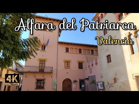 Alfara del Patriarca (Valencia) I Walking Tour Spain 4K