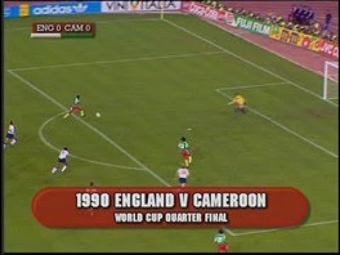 World Cup 1990: England vs Cameroon - Quarter Final