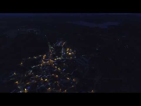 El castillo de Belvis de Monrroy desde el aire en 4K