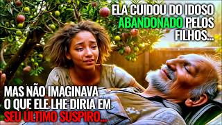 UMA MOÇA POBRE Cuidou de um IDOSO ABANDONADO Pelos Filhos... Em seu ÚLTIMO SUSPIRO, Ele REVELOU....