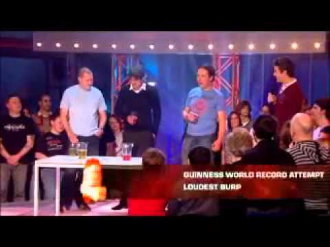 Paul Hunn "Theburperking" on "Guinness World Records Smashed"