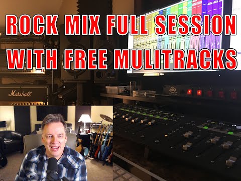 Mixing Rock - Mix Session Edited From Live Stream Audio Files Available