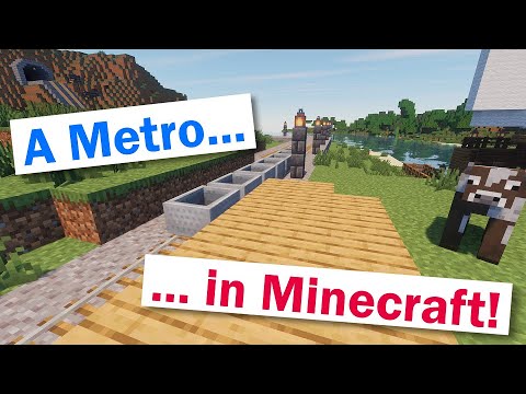 Insane Minecraft Metro System Tutorial - Part 1