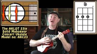 I'm Yours - Jason Mraz - Ukulele Lesson & AKLOT AKC23 Review