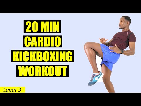 30 Minute BELLY POOCH BURNER Kickboxing Workout at Home 300 Calories