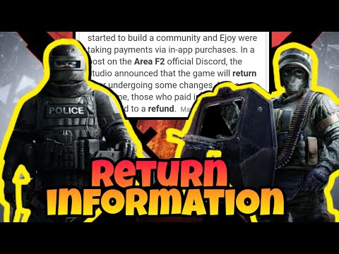 is Area F2 returning ? Area F2 comeback information