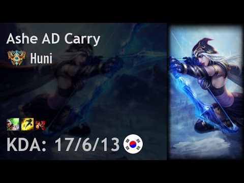 Ashe AD Carry vs Kog'Maw - Huni - KR Challenger Patch 7.6
