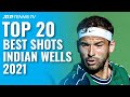 Dimitrov & Alcaraz Acrobatics, Norrie & Zverev Skill | Top 20 Shots and Rallies Indian Wells 2021