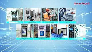 Core i3 i5 i7 i9 Open Frame Industrial Monitor Touchscreen Computer All in One Pc Touch Screen.