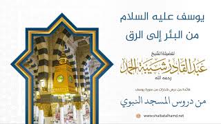 صورة 13 إخراج يوسف من البئر وبيعه لعزيز مصر - الشيخ عبدالقادر شيبة الحمد رحمه الله