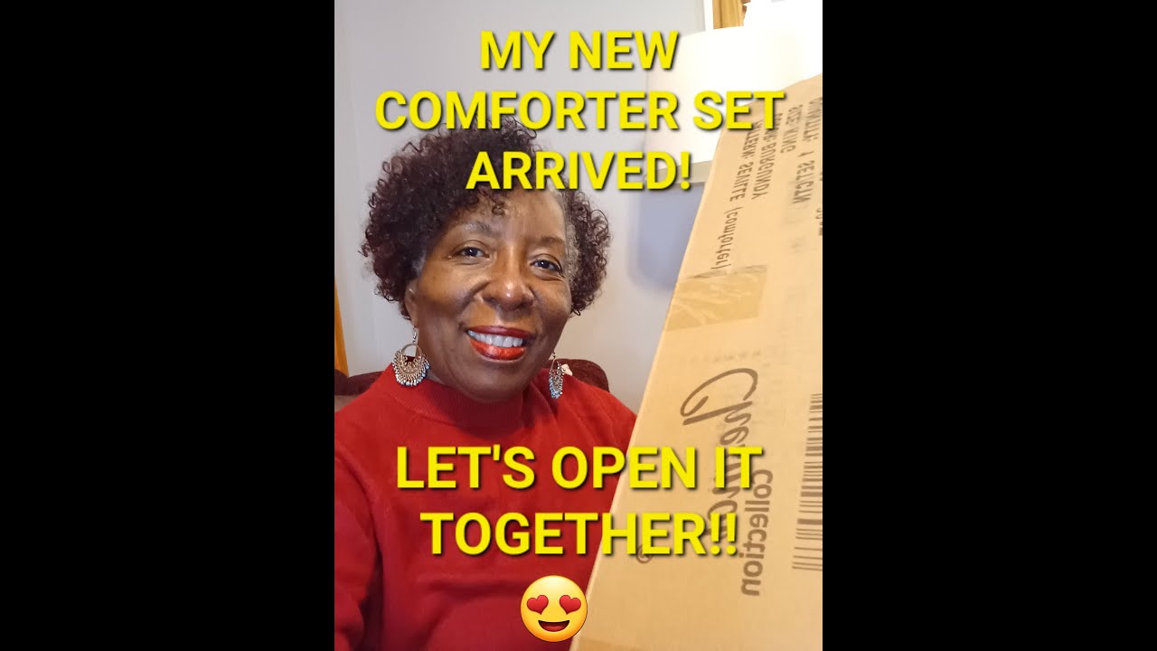 My Comforter Set from Wayfair Arrived! Let's Unbox it Together!