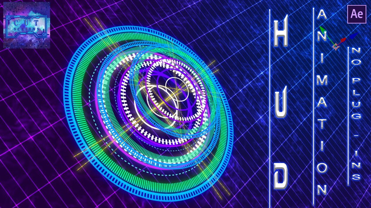 After Effect Tutorial | HUD Animation | Without Plugins | Class 01