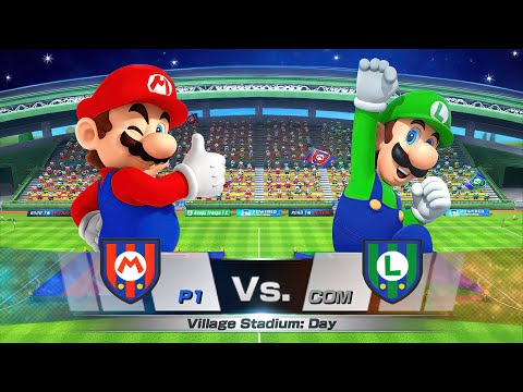 Intense Matchup: Mario Sports Superstars - Team Mario and Wario Vs Team Luigi, Boo