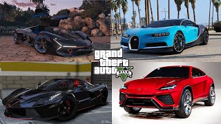 4 Rare Supercars Location In GTA 5 Story Mode (Mod) | Story mode | 2021