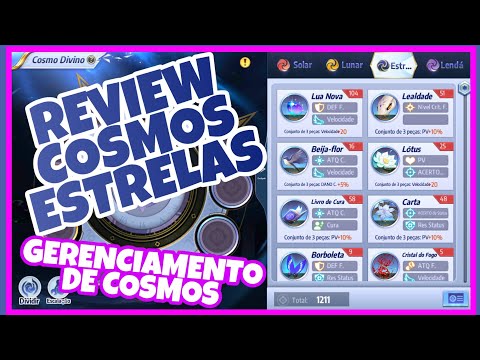 Review Set Cosmos Estrelas Dicas Level Up - Saint Seiya Awakening