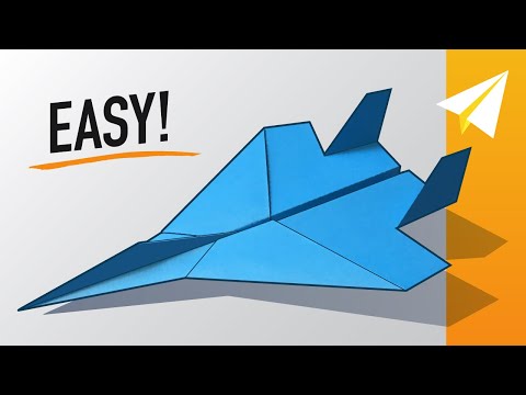 EASY F-15 Paper Airplane! How to make an Amazing Paper Jet ...