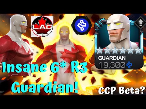 Insane 6* R3 Guardian! Damage/Utility God! Rank Up&Gameplay! - Marvel Contest of Champions