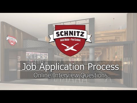 Processo de candidatura a emprego Schnitz 2019