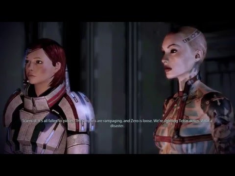 Mass Effect 2 Walkthrough Part 61 Biotic Cat fight
