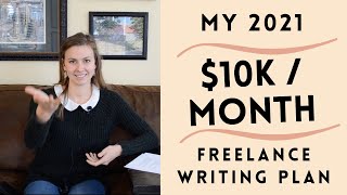 My $10,850/Month Freelance Writing Income Plan for 2021