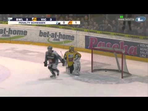 Penalty Rob Hisey - Black Wings Linz vs. Vienna Capitals - 20.01.2012