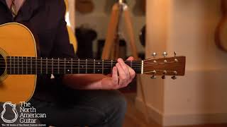 Video thumbnail for Merrill OM28 Acoustic Guitar, Brazilian Rosewood & Adirondack Spruce Played By Ben Smith (Part One) by Carter Vintage Backstage