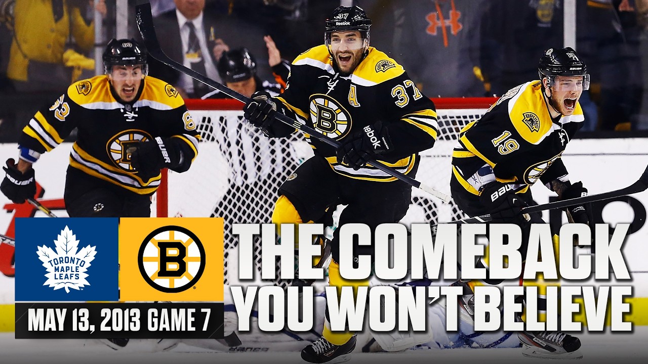 FULL REPLAY: Unbelievable Game 7 Comeback! Leafs @ Bruins | 2013 Stanley Cup Playoffs