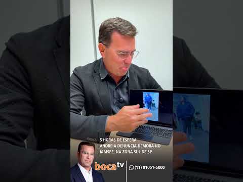 Você acha justo esperar 5 horas por atendimento?  #bocatv #rodrigobocardi #noticias