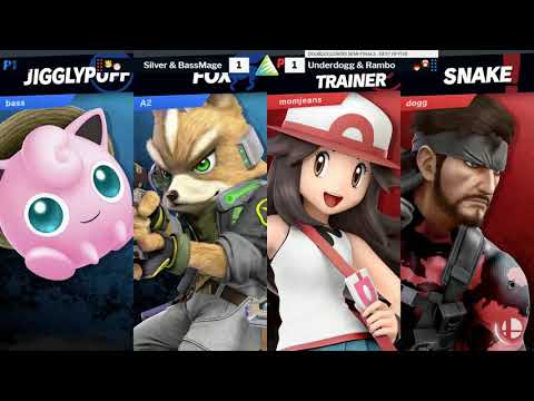 Ascension VII SSBU Doubles Losers Semis - Silver & BassMage (Blue) vs Underdogg & Rambo (Red)