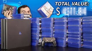 My PlayStation 4 Physical Games Collection So Far (180+ Games and Total Value)