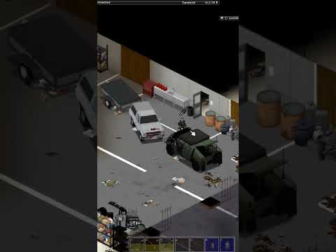 Horde ATTACKS My Base In Project Zomboid! #shorts