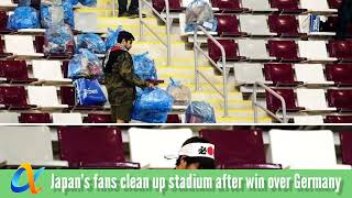 We're Japanese, We Don't Leave Trash Behind : Japanese Fans Cleans Stadium After Match