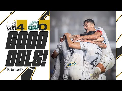 SANTOS 4 X 0 CORITIBA | GOLS | BRASILEIRO B (22/07/24)