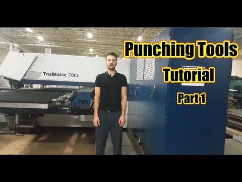 Punching tools setup for Trumpf Trumatic punch press machines