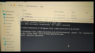 Convert JKS file to PEM file | With Command Prompt