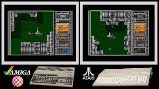 A500 vs Atari ST : XENON (Side by side comparison)