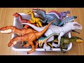 40 Dinosaurs In A Box Jurassic World Tyrannosaurus T Rex Indominus Rex Raptor Blue Indoraptor