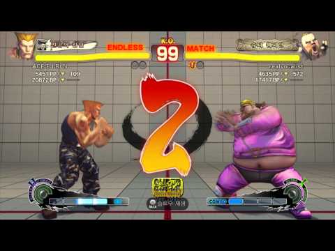 SSF4 AE 2012 ACE E I RI N(guile) VS realvoalist(rufus)