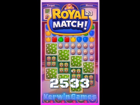 Royal Match Level 2533 - No Boosters Gameplay