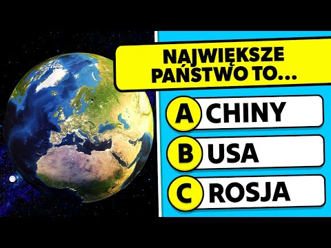 Jak Dobrze Znasz GEOGRAFIĘ? 🌎🧠🤔 Quiz z Ogólnej Wiedzy Geograficznej