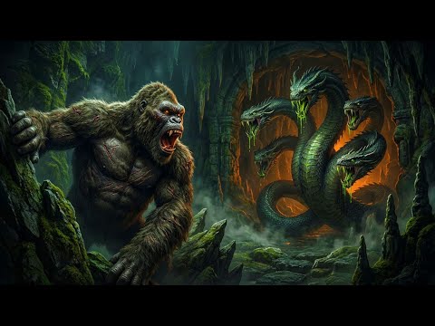 KING KONG vs HYDRA – The Multi-Headed Beast Cave Ambush