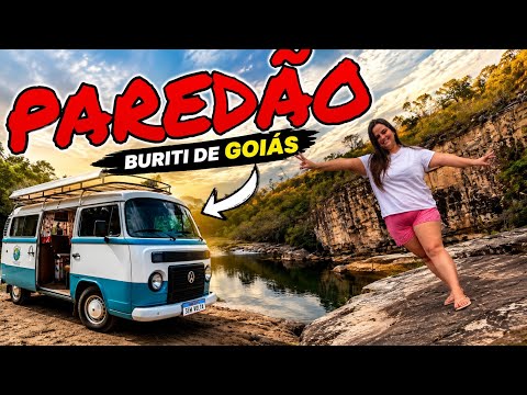 Conhecemos o paredão escondido de Buriti de Goiás! 😱 #kombihome #viagem #projetosemvolta #trafic 