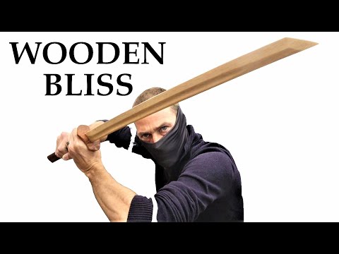 Making a wood katana! The wooden katana