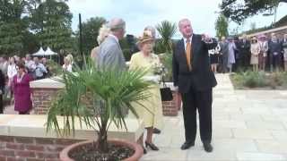 preview picture of video 'The Queen opens The Queen Elizabeth Garden at Dumfries House'