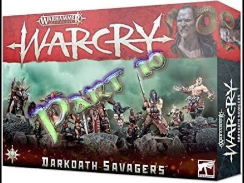Painting Warcry Darkoath Savagers Part 10