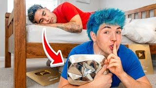 ROBÉ LA PLACA DE DIAMANTE DE UN YOUTUBER FAMOSO