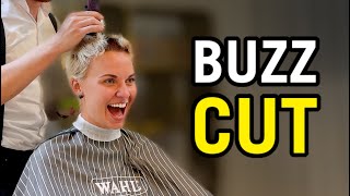 Buzzcut for kvinner: Se den store forvandlingen med maskin