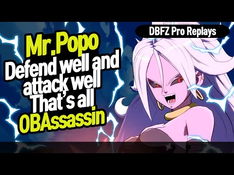 【DBFZ】 OBAssassin vs Mr.Popo, Welcome to Mr.Popo game arena 【DBFZ Pro Replays】